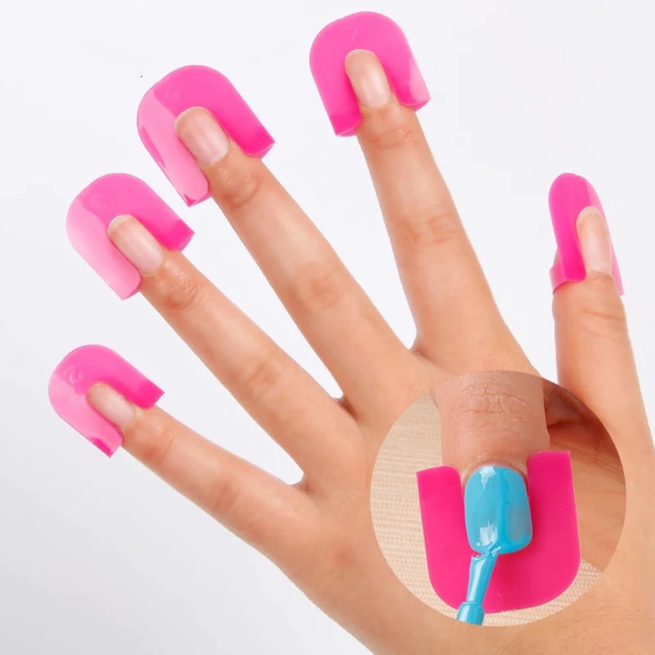 Overflow Prevention Clips for Manicure