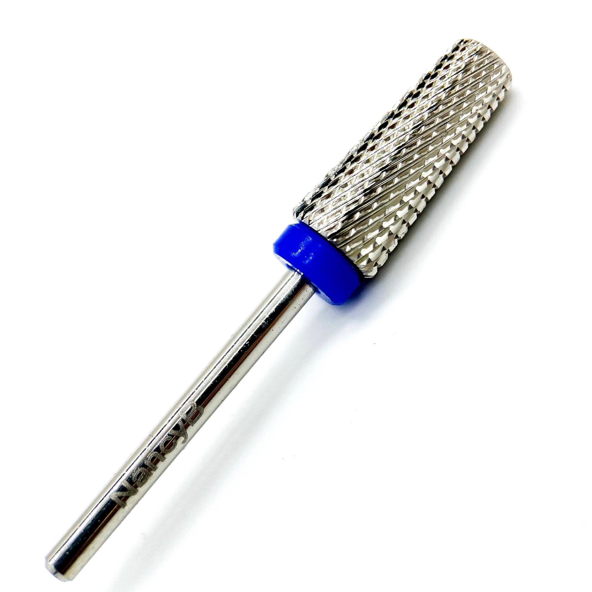 HYTOOS Smooth Tapered Carbide Nail Drill Bits Straight Cut Burr Milling Cutter for Manicure Electric Drills Nails Accessorie
