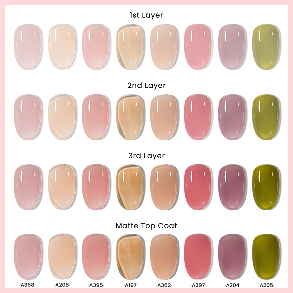 Nude Jelly Gel Nail Polish - Limegirlstore