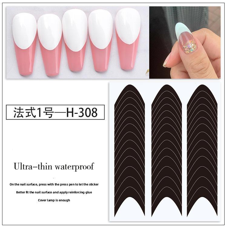 French Nail Stickers - Limegirlstore