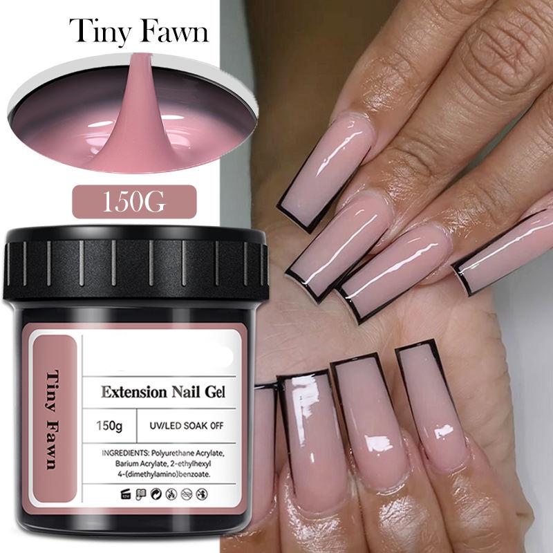 UR SUGAR 150g Building Nail Gel 18 Colors Nail Extension Gel Kit Nude Pink Clear Hard Constructed Gel Nail Strengthener Manicure