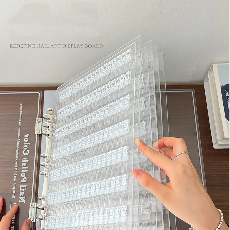120/180/240 Colors Magnetic Tips Nail Art Swatch Book Manicure Color Test Storage Book Large Acrylic Works Display Color Card