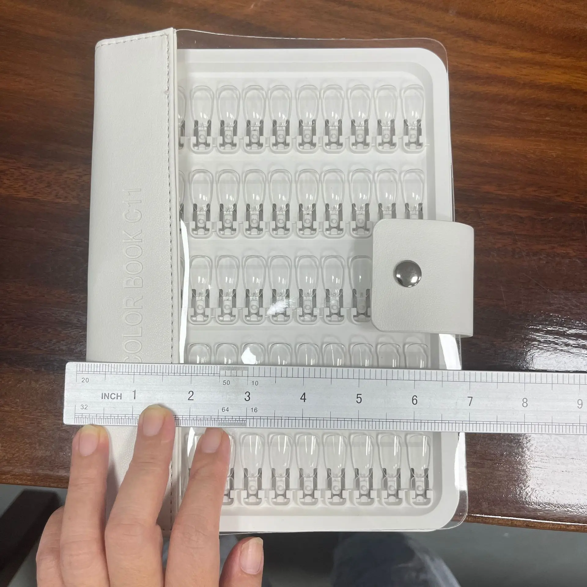 Professional 150 Colors Nail Polish Swatch Book Detachable Display Album No Glue Needed Easy to Update for Salon Home DIY