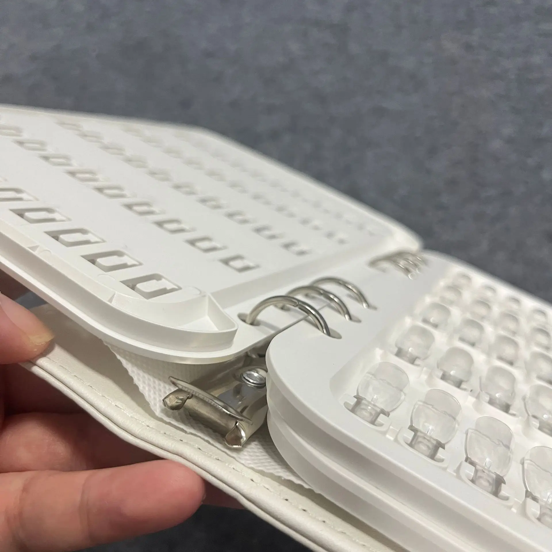 Professional 150 Colors Nail Polish Swatch Book Detachable Display Album No Glue Needed Easy to Update for Salon Home DIY