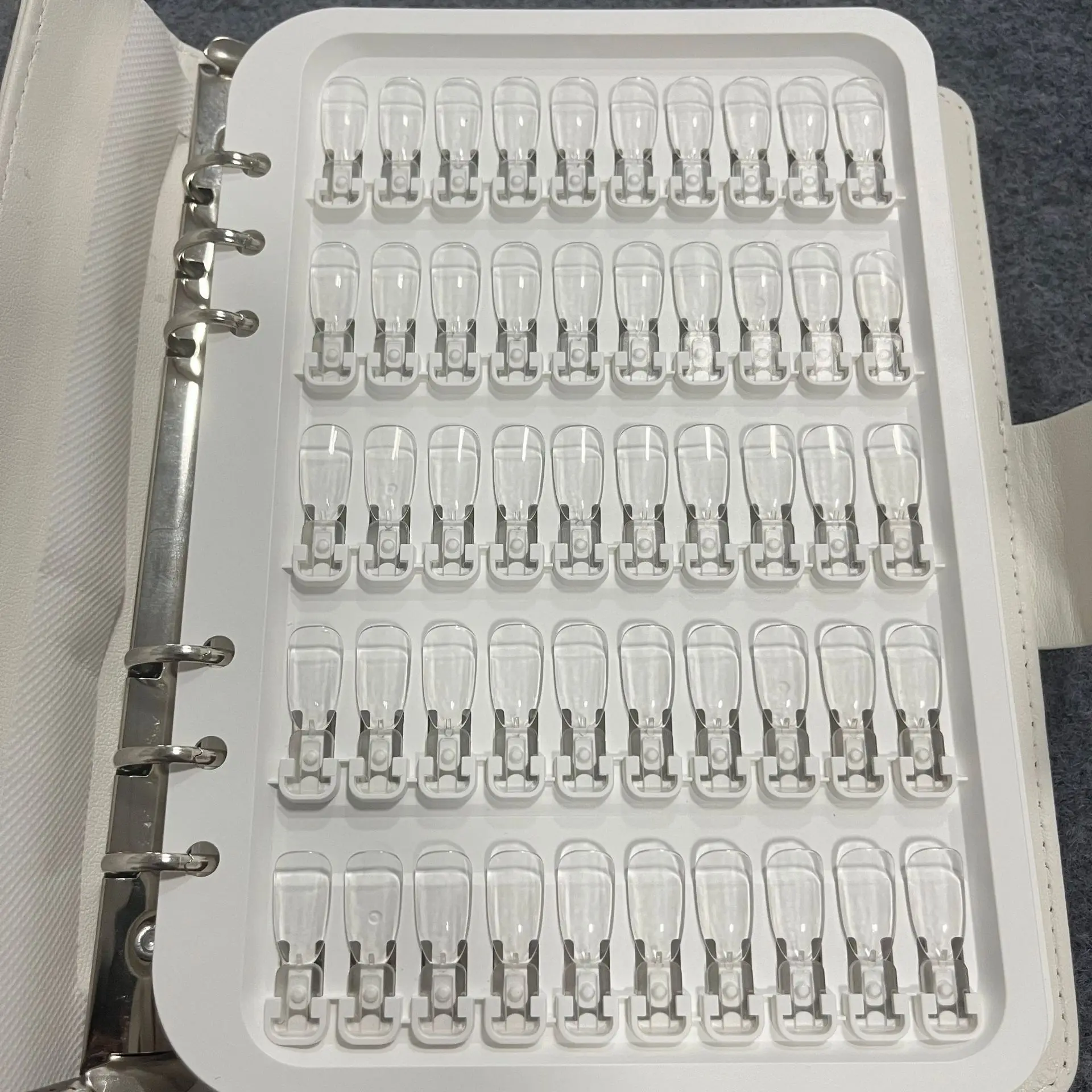 Professional 150 Colors Nail Polish Swatch Book Detachable Display Album No Glue Needed Easy to Update for Salon Home DIY