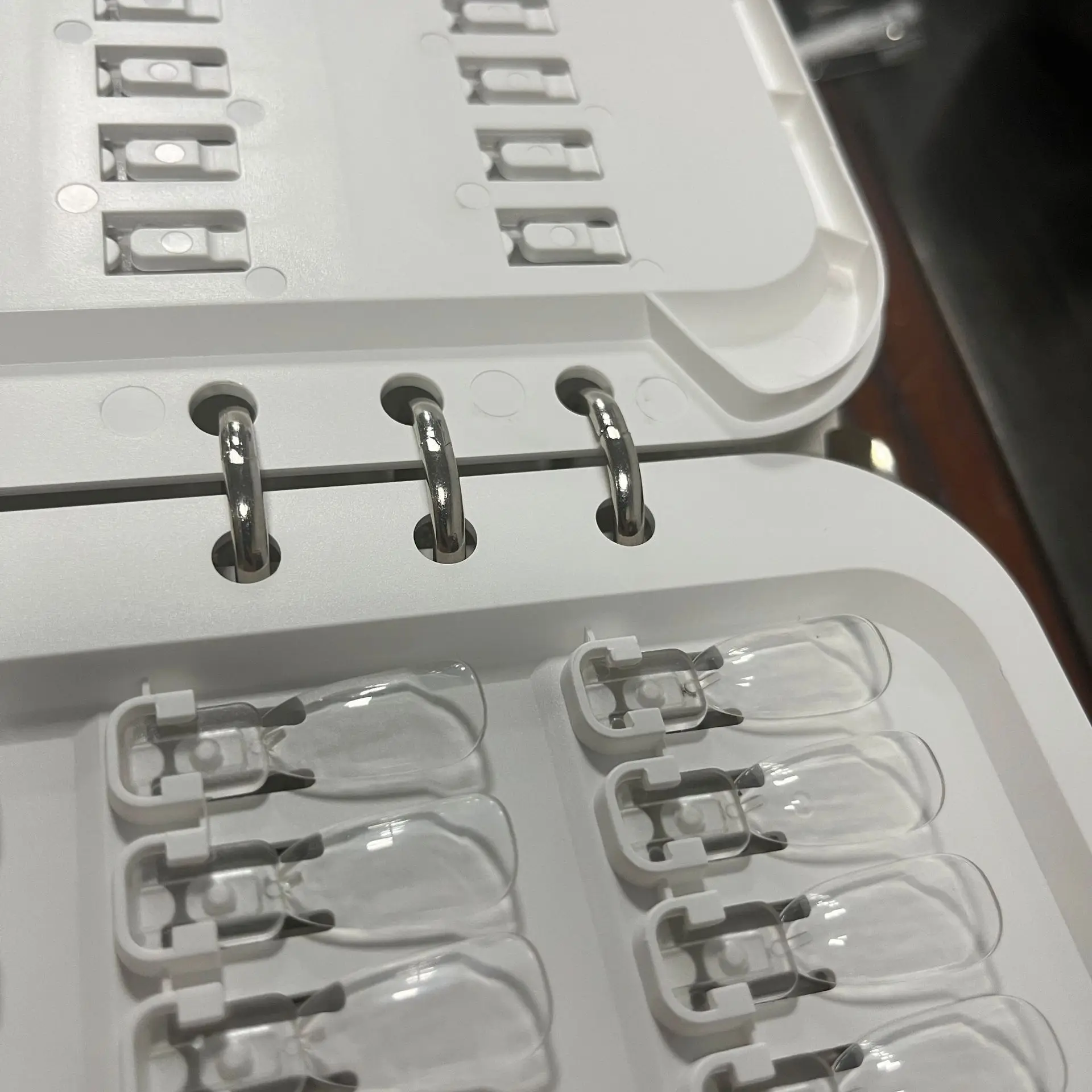 Professional 150 Colors Nail Polish Swatch Book Detachable Display Album No Glue Needed Easy to Update for Salon Home DIY