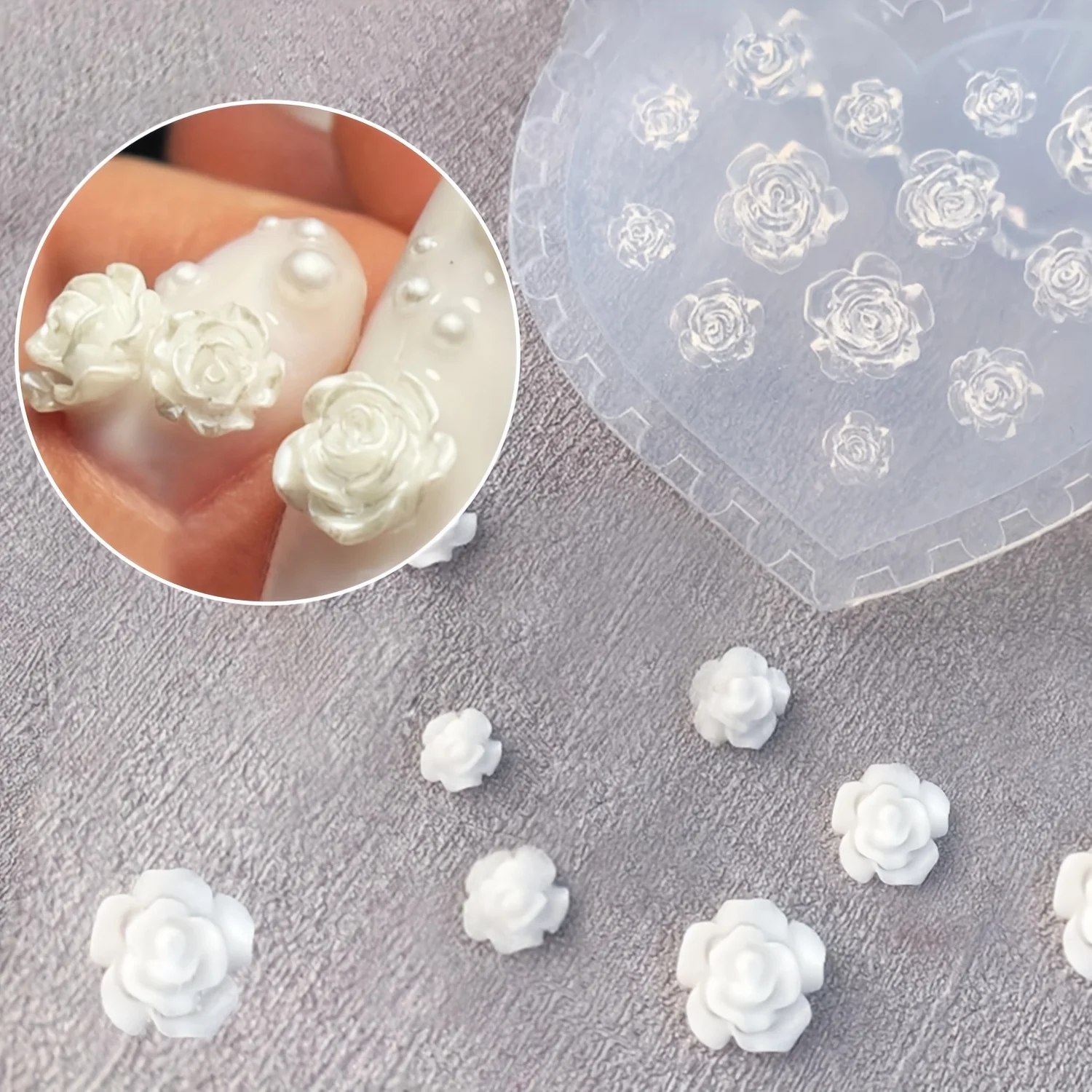 10g 3D Nail Art Gel, UV Curing Floral Design, Creative Flower Butterfly Cartoon Patterns, Manicure Gel Mold, Nail Decoration