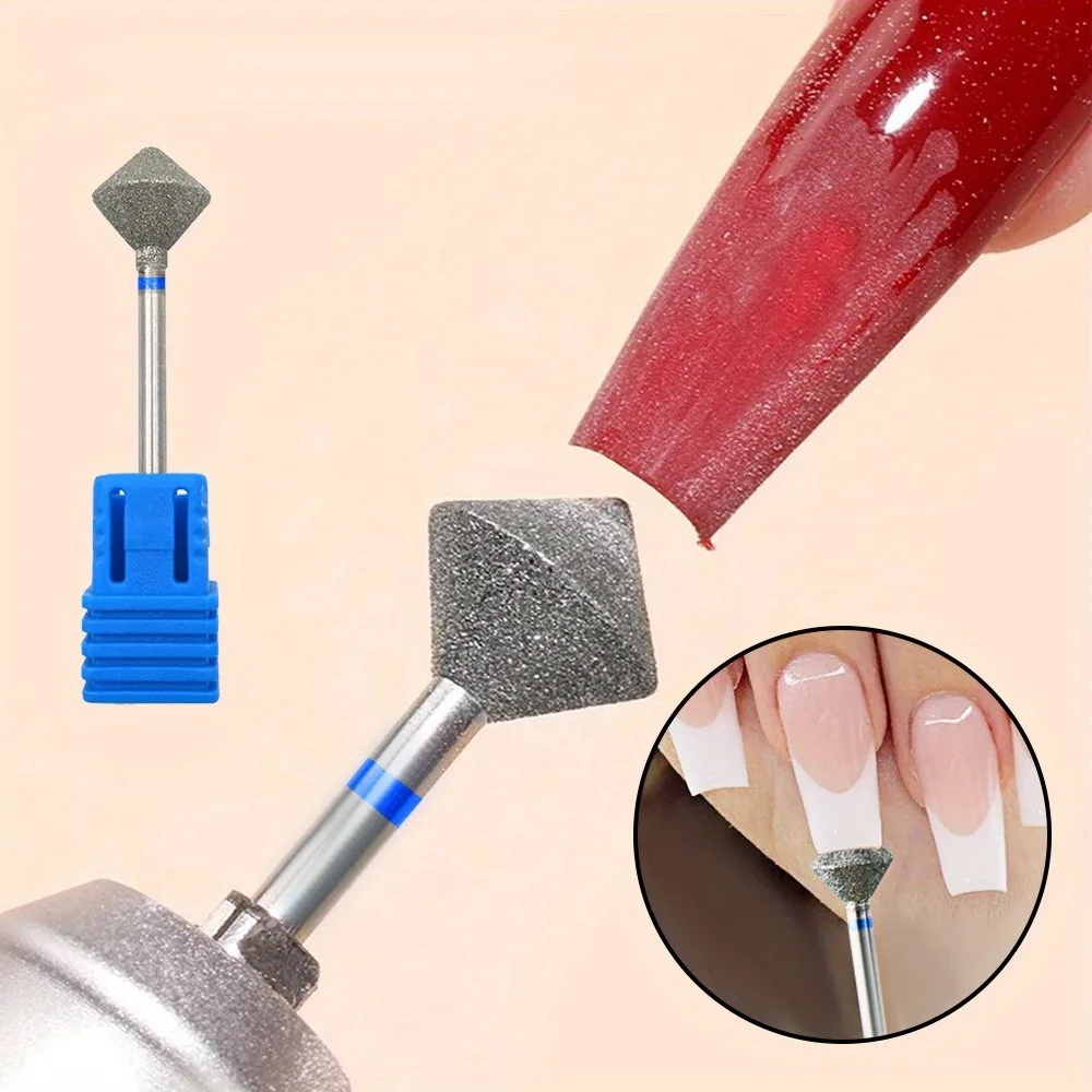 1Pcs Diamond Nail Drill Bits Rotary Cuticle Clean Burr 3/32